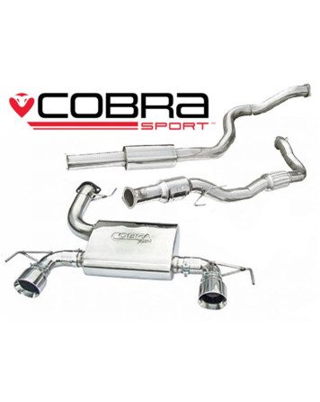 Vauxhall Corsa D  Nurburgring 10-14 Cobra Sport Turbo Back Package with Sports Cat (Resonated)