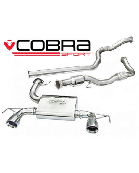 Vauxhall Corsa D Nurburgring 10-14 Cobra Sport Turbo Back Package with Sports Cat (Non-Resonated) Vauxhall Corsa D Nurburgring 10-14 Cobra Sport Turbo Back Package with Sports Cat (Non-Resonated)