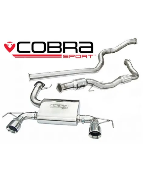 Vauxhall Corsa D Nurburgring 10-14 Cobra Sport Turbo Back Package with Sports Cat (Non-Resonated) Vauxhall Corsa D Nurburgring 10-14 Cobra Sport Turbo Back Package with Sports Cat (Non-Resonated)