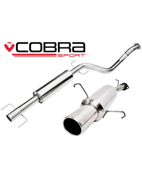 Vauxhall Astra G (Hatchback) 98-04 Cobra Sport Cat Back System (Non-Resonated) Vauxhall Astra G (Hatchback) 98-04 Cobra Sport Cat Back System (Non-Resonated)