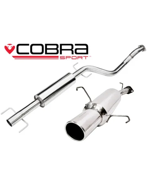 Vauxhall Astra G (Hatchback) 98-04 Cobra Sport Cat Back System (Non-Resonated) Vauxhall Astra G (Hatchback) 98-04 Cobra Sport Cat Back System (Non-Resonated)