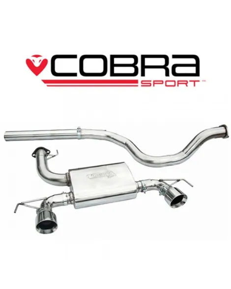 Vauxhall Corsa D Nurburgring 07-09 Cobra Sport Cat Back System (Non-Resonated) Vauxhall Corsa D Nurburgring 07-09 Cobra Sport Cat Back System (Non-Resonated)