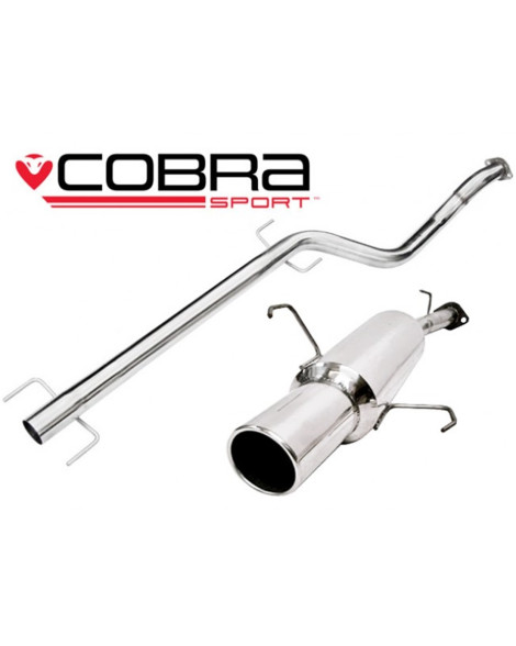 Vauxhall Astra G (Hatchback) 98-04 Cobra Sport Cat Back System (Resonated) Vauxhall Astra G (Hatchback) 98-04 Cobra Sport Cat Back System (Resonated)
