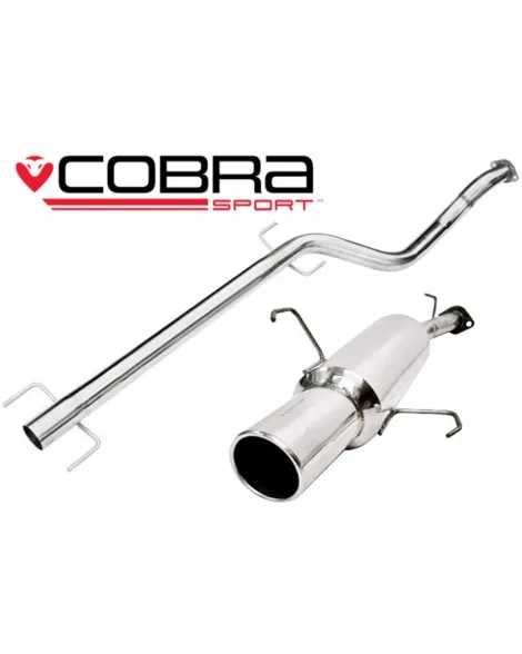 Vauxhall Astra G (Hatchback) 98-04 Cobra Sport Cat Back System (Resonated) Vauxhall Astra G (Hatchback) 98-04 Cobra Sport Cat Back System (Resonated)