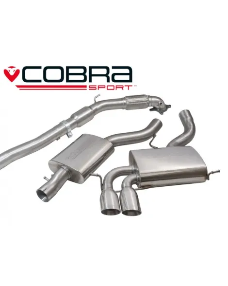 Audi S3 (8P) (5 door) Sportback Quattro 06-12 Cobra Sport Turbo Back Package (with Sports Cat & Resonator) Audi S3 (8P) (5 door) Sportback Quattro 06-12 Cobra Sport Turbo Back Package (with Sports Cat & Resonator)