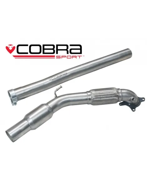 Audi TT 1.8 & 2.0 TFSI (Mk2) (2WD) 11 Cobra Sport Front Pipe / Sports Cat Audi TT 1.8 & 2.0 TFSI (Mk2) (2WD) 11 Cobra Sport Front Pipe / Sports Cat