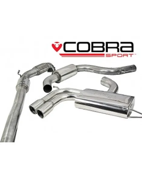 Audi A3 (8P) 2.0 TFSI 2WD (3 Door) 04-12 Cobra Turbo Back Package with Sports Cat (Resonated) Audi A3 (8P) 2.0 TFSI 2WD (3 Door) 04-12 Cobra Turbo Back Package with Sports Cat (Resonated)