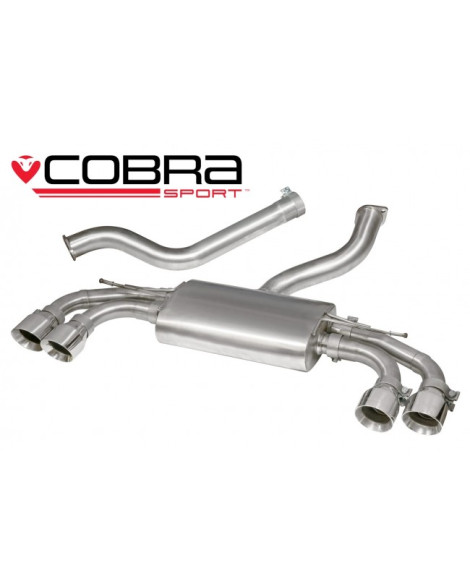 Audi TTS 2.0 TFSI (MK3) (Quattro) Coupe 15+ Cobra Sport Cat Back System (Resonated) - Non-Valved Audi TTS 2.0 TFSI (MK3) (Quattro) Coupe 15+ Cobra Sport Cat Back System (Resonated) - Non-Valved