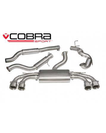 Audi TTS 2.0 TFSI (MK3) (Quattro) Coupe 15+ Cobra Sport Turbo Back Package (with De-Cat & Non-Resonated) - Non-Valved