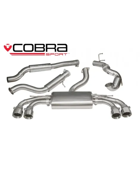 Audi TTS 2.0 TFSI (MK3) (Quattro) Coupe 15+ Cobra Sport Turbo Back Package (with Sports Cat & Non-Resonated) - Non-Valved Audi TTS 2.0 TFSI (MK3) (Quattro) Coupe 15+ Cobra Sport Turbo Back Package (with Sports Cat & Non-Resonated) - Non-Valved