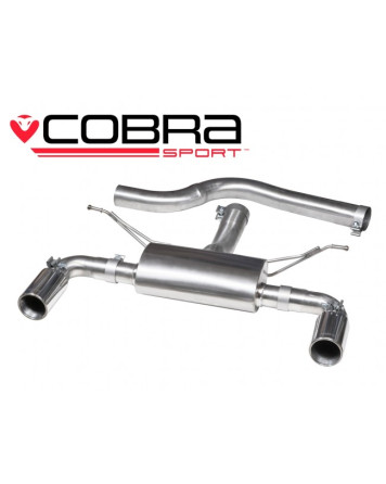 BMW 330D (F30 LCI) M Sport (340i Conversion) 15+ Cobra Sport Dual Exit Centre & Rear Box Section (Fits M-Sport 340i Panel)