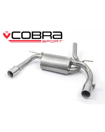 BMW 320D (F30, F31) Saloon & Tourer 11-15 Cobra Sport Dual Exit Rear Box Section (Fits M-Sport 340i Panel)