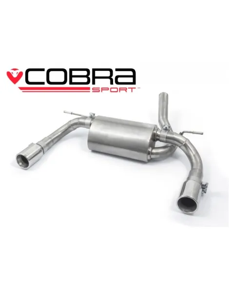 BMW 320D (F30, F31) Saloon & Tourer 11-15 Cobra Sport Dual Exit Rear Box Section (Fits M-Sport 340i Panel)