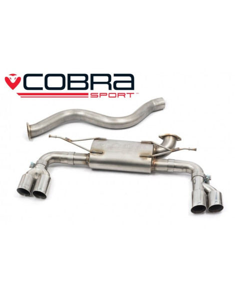 BMW 430D (F32 / F33 / F36) M-Sport (Not AdBlue model) 13+ Cobra Sport Quad Exit Centre & Rear Box Section (Fits M-Style Quad Panel) BMW 430D (F32 / F33 / F36) M-Sport (Not AdBlue model) 13+ Cobra Sport Quad Exit Centre & Rear Box Section (Fits M-Style Quad Panel)