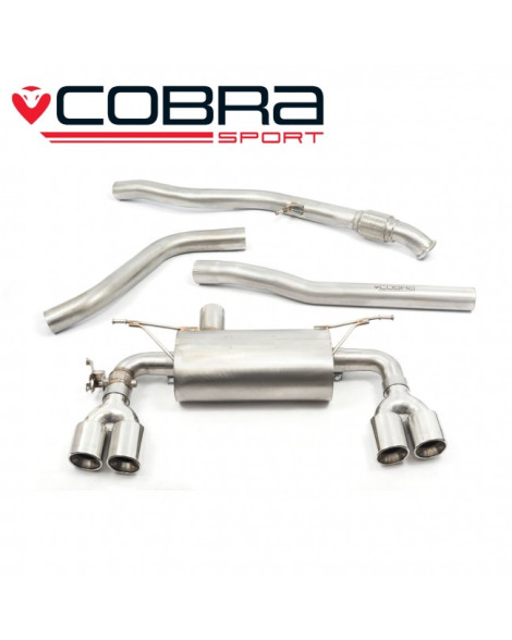 BMW M2 Coupe (F87) 16+ Cobra Sport Cat Back System (Valved) BMW M2 Coupe (F87) 16+ Cobra Sport Cat Back System (Valved)