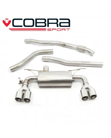 BMW M2 Coupe (F87) 16+ Cobra Sport Cat Back System (Valved)