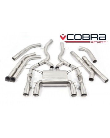 BMW M4 (F82) Coupe 14+ Cobra Sport Primary Cat Back System (Valved)
