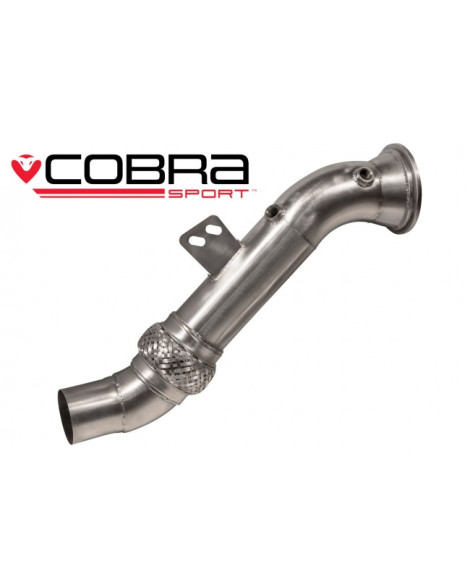 BMW 340i (F30 LCI & F31 LCI) 17+ Cobra Sport Front Pipe / De-Cat BMW 340i (F30 LCI & F31 LCI) 17+ Cobra Sport Front Pipe / De-Cat