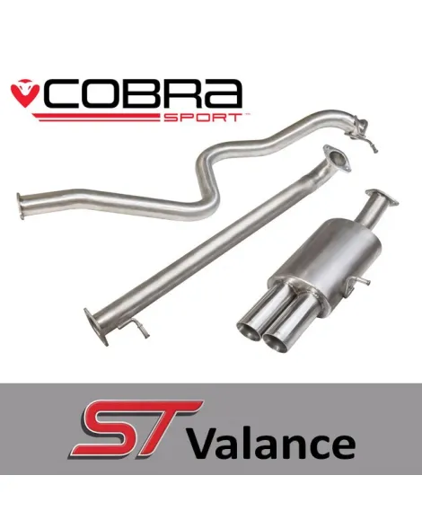 Ford Fiesta Mk7 1.0T EcoBoost (Zetec S) 13+ Cobra Sport Cat Back System - Non Resonated (Only fits ST panel) Ford Fiesta Mk7 1.0T EcoBoost (Zetec S) 13+ Cobra Sport Cat Back System - Non Resonated (Only fits ST panel)