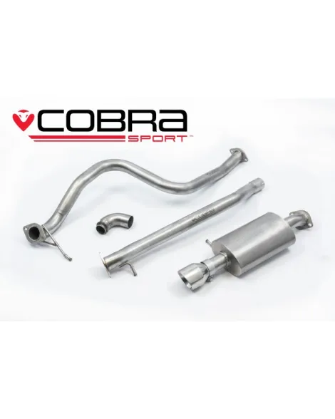 Ford Fiesta Mk8 1.0T EcoBoost ST Line 17+ Cobra Cat Back Exhaust System (Resonated) Ford Fiesta Mk8 1.0T EcoBoost ST Line 17+ Cobra Cat Back Exhaust System (Resonated)