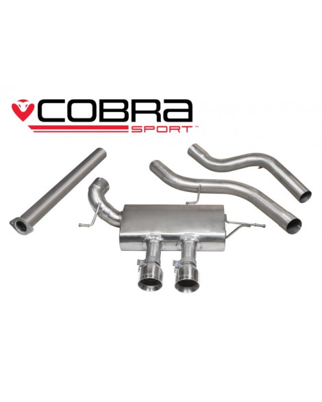 Ford Focus ST 250 (Mk3) 12+ Cobra Exhaust Cat Back System (Non-Resonated) Ford Focus ST 250 (Mk3) 12+ Cobra Exhaust Cat Back System (Non-Resonated)