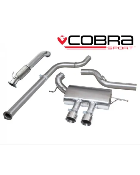 Ford Focus ST 250 (Mk3) 12+ Cobra Exhaust Turbo Back System De-Cat (Non-Resonated) Ford Focus ST 250 (Mk3) 12+ Cobra Exhaust Turbo Back System De-Cat (Non-Resonated)