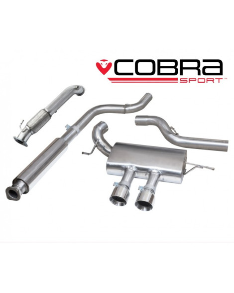 Ford Focus ST 250 (Mk3) 12+ Cobra Exhaust Turbo Back System De-Cat (Resonated) Ford Focus ST 250 (Mk3) 12+ Cobra Exhaust Turbo Back System De-Cat (Resonated)