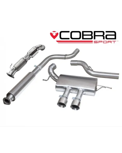 Ford Focus ST 250 (Mk3) 12+ Cobra Exhaust Turbo Back System with Sports Catalyst (Resonated) Ford Focus ST 250 (Mk3) 12+ Cobra Exhaust Turbo Back System with Sports Catalyst (Resonated)