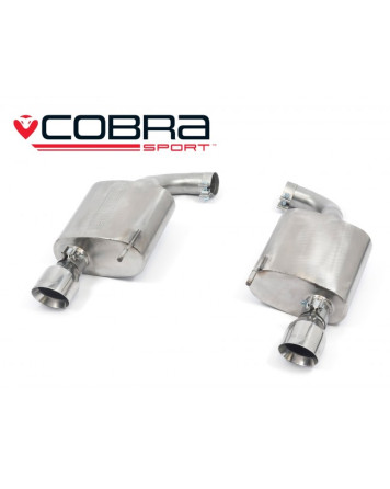 Ford Mustang GT 5.0 V8 Fastback Only 15-18 Cobra Sport Axle Back - Rear Boxes