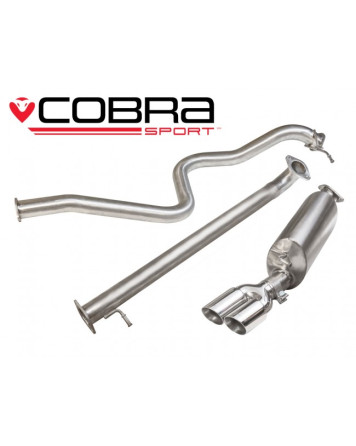 Ford Fiesta MK7 1.0T Ecoboost (Zetec S) 13+ Cobra Cat Back System (Non-Resonated) Ford Fiesta MK7 1.0T Ecoboost (Zetec S) 13+ Cobra Cat Back System (Non-Resonated)