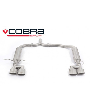 Mercedes W204 C180 (1.6 Turbo - Petrol) 07-13 Cobra AMG Style - Quad rear section (Sport bumper & AMG panel Req'd)