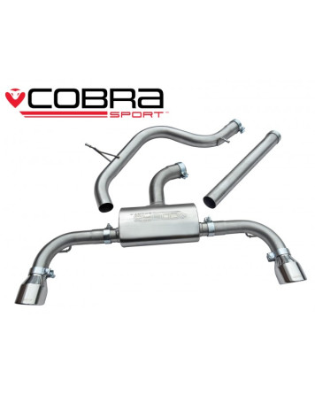 Volkswagen Golf GTI MK7 (5G) 12+ Cobra Sport Cat Back System (Non-Resonated) Volkswagen Golf GTI MK7 (5G) 12+ Cobra Sport Cat Back System (Non-Resonated)