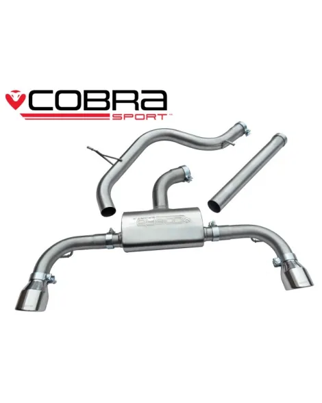 Volkswagen Golf GTI MK7 (5G) 12+ Cobra Sport Cat Back System (Non-Resonated) Volkswagen Golf GTI MK7 (5G) 12+ Cobra Sport Cat Back System (Non-Resonated)