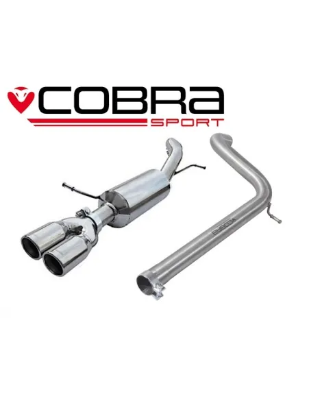 Seat Ibiza FR 1.2 TSI 10-15 Cobra Sport Cat Back System (Non-Resonated) Seat Ibiza FR 1.2 TSI 10-15 Cobra Sport Cat Back System (Non-Resonated)