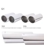 Ford Fiesta Mk7 ST180 & ST200 13+ Cobra 3" Cat Back System (Non-Resonated) Twin Tailpipe