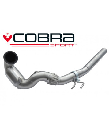 Volkswagen Golf GTI MK7 (5G) 12+ Cobra Sport Front Pipe & Sports Cat Section (200 Cell) Volkswagen Golf GTI MK7 (5G) 12+ Cobra Sport Front Pipe & Sports Cat Section (200 Cell)