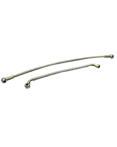 Mazda RX-7 86-91 Corksport Stainless Braided Oil Cooler Lines Mazda RX-7 86-91 Corksport Stainless Braided Oil Cooler Lines