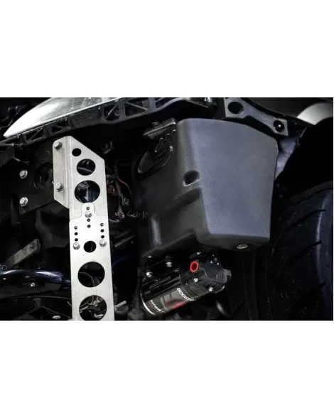 Mazdaspeed 3 Corksport Fender Mounted Auxiliary Fuel Cell Mazdaspeed 3 Corksport Fender Mounted Auxiliary Fuel Cell