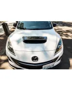 Mazda 3 MPS 10-13 Mazdaspeed Corksport Forged Carbon Fiber Hood Scoop Mazda 3 MPS 10-13 Mazdaspeed Corksport Forged Carbon Fiber Hood Scoop