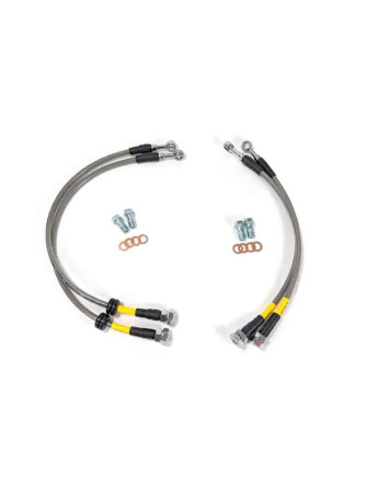 Mazda 3 14-18 Corksport Brake Lines Stainless Steel Braided Front & Rear
