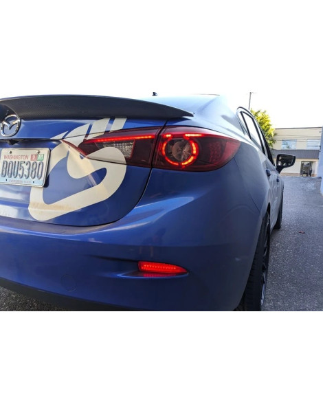 Mazda 3 14-18 Corksport Rear Bumper Lights Mazda 3 14-18 Corksport Rear Bumper Lights