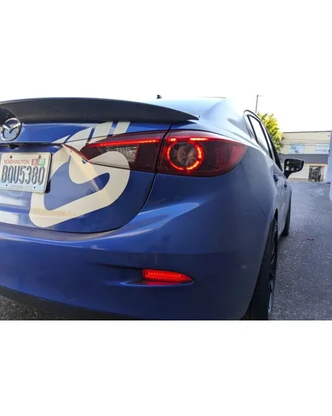 Mazda 3 14-18 Corksport Rear Bumper Lights Mazda 3 14-18 Corksport Rear Bumper Lights