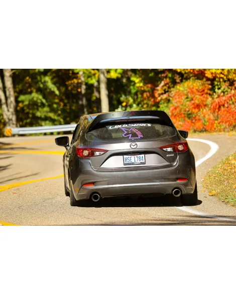 Mazda 3 Hatchback 14-18 Corksport Gurney Flap Wing Extension for MS3 Style Spoiler Mazda 3 Hatchback 14-18 Corksport Gurney Flap Wing Extension for MS3 Style Spoiler