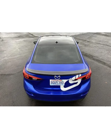 Mazda 3 Sedan 14-18 Corksport Trunk Lip Spoiler Mazda 3 Sedan 14-18 Corksport Trunk Lip Spoiler