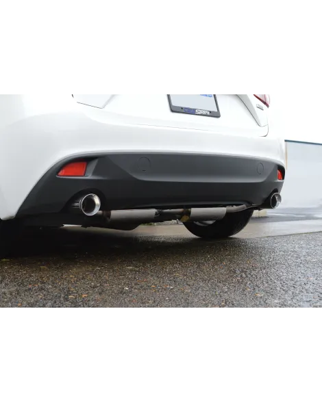 Mazda 3 14-18 Hatchback Corksport Axle Back Exhaust System Mazda 3 14-18 Hatchback Corksport Axle Back Exhaust System