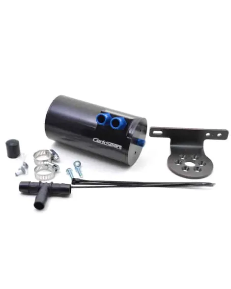 Mazda 3 MPS 07-13 / 6 MPS Corksport Aluminum Oil Catch Can (includes Drain Valve)