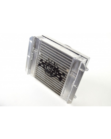 CSF Radiators Universal Dual-fluid oil cooler (Heavy Duty Bar/plate with SPAL Fan & -10 fittings) CSF Radiators Universal Dual-fluid oil cooler (Heavy Duty Bar/plate with SPAL Fan & -10 fittings)