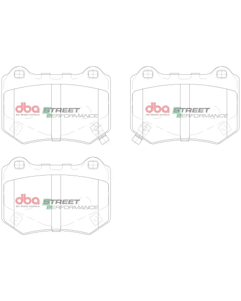 Subaru Impreza WRX/STI 2017-2021 DBA Street Performance Brake Pads Rear Subaru Impreza WRX/STI 2017-2021 DBA Street Performance Brake Pads Rear