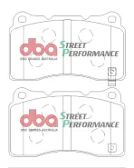 Ford Mustang 5.0L V8 GT 2010-2014 DBA Street Performance Brake Pads Front Ford Mustang 5.0L V8 GT 2010-2014 DBA Street Performance Brake Pads Front