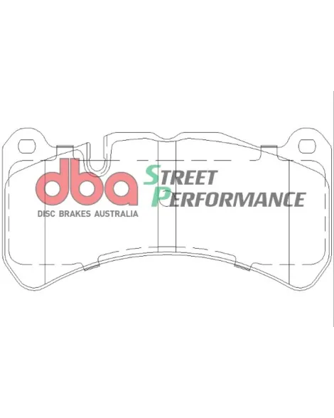 Subaru Impreza WRX/STI 2017-2021 DBA Street Performance Brake Pads Front Subaru Impreza WRX/STI 2017-2021 DBA Street Performance Brake Pads Front